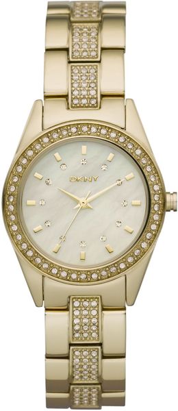 Dkny Ladies Glitz in Gold - Lyst