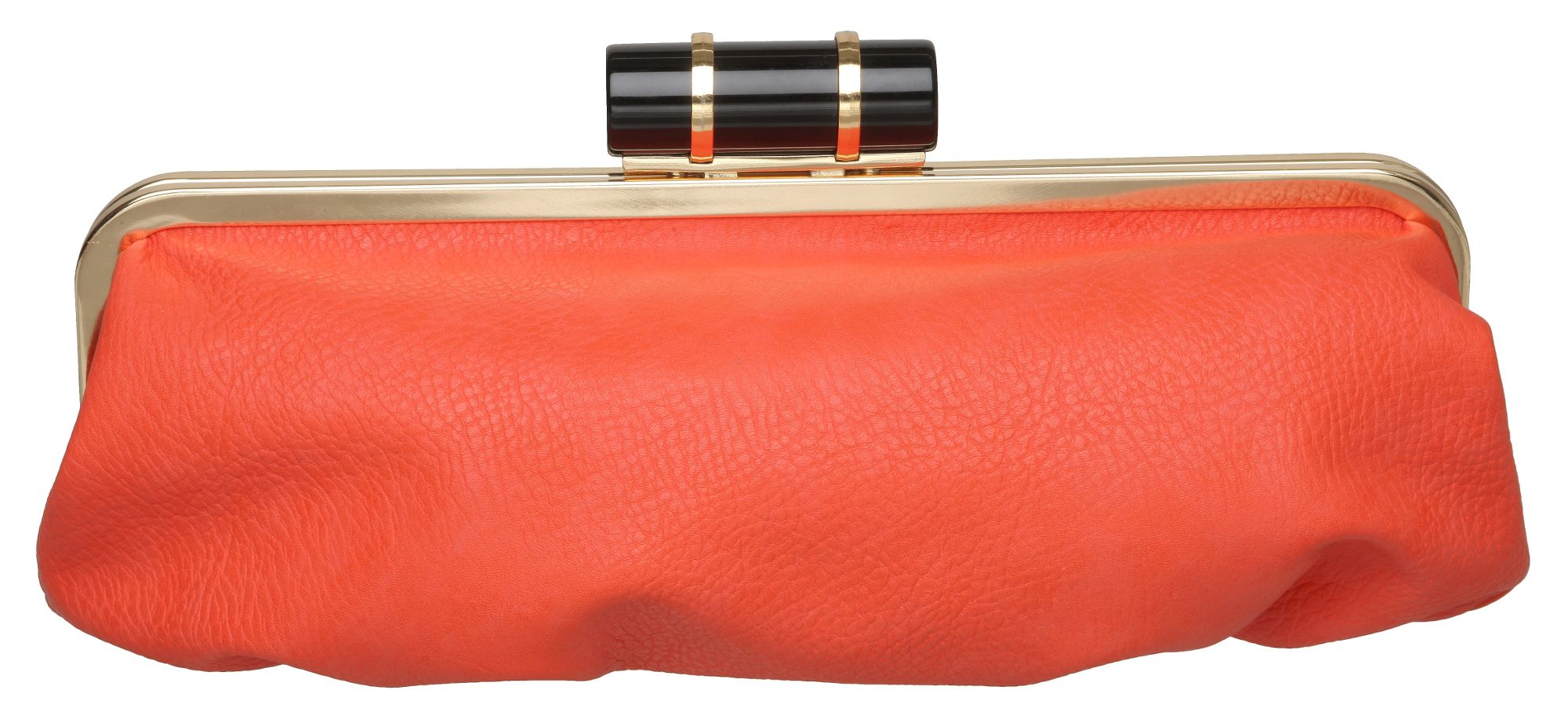 Dune Spicey D Pouchy Evening Clutch Bag in Orange (coral) Lyst