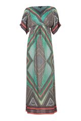 Episode Long Scarf Print Jersey Dress