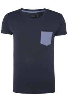 Farah One Pocket Contrast Tshirt - Lyst