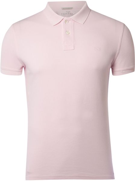 Farrell Classic Polo Shirt in Pink for Men - Lyst