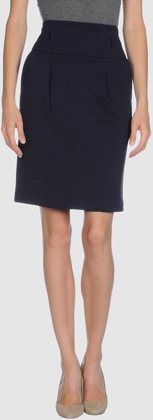 February February Knee Length Skirts - Lyst