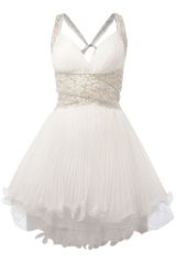 Forever Unique Chandra Embellished Pleat Prom Dress
