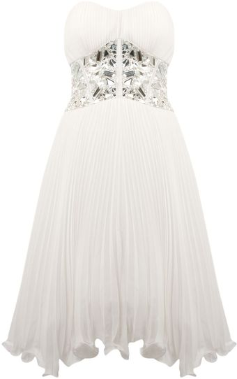 Forever Unique Dahlia Embellished Frill Hem Prom Dress - Lyst