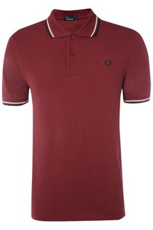 Fred Perry Slim Fit Twin Tipped Polo Shirt - Lyst