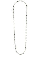 French Connection Pearl and Facet Bead Rope Necklace