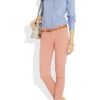 Goldsign Frontier Cropped Midrise Skinny Jeans in Pink (blush) - Lyst