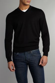 Hugo Boss V Neck Jumper - Lyst