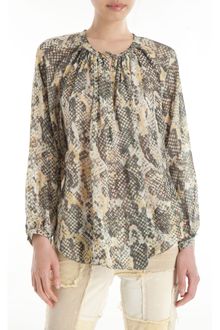 Isabel Marant Snake Print Blouse - Lyst