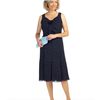 Jacques Vert Monique Spot Chiffon Dress in Blue (dark blue) - Lyst