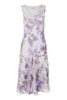 Jacques Vert Ivy Leaf Devore Dress - Lyst