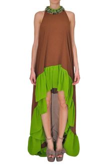 Jo No Fui Asymmetric Bicolor Dress - Lyst