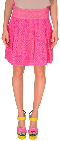 Jo No Fui Lace Skirt in Pink - Lyst