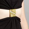 John Zack Embellished Cut Out Dress in Black - Lyst
