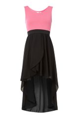 John Zack Sleeveless Hi-low Dress