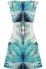 Karen Millen Mirror Print On Cotton Dress