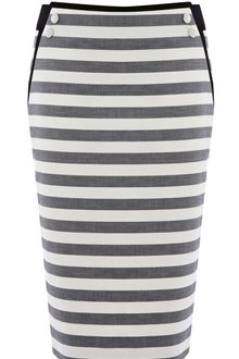 Karen Millen Graphic Stripe Separates Skirt - Lyst