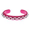 Karen Millen Narrow Custom Chain Cuff in Pink - Lyst