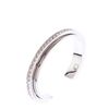 Karen Millen Metal Tropical Cuff in Gray (silver) - Lyst