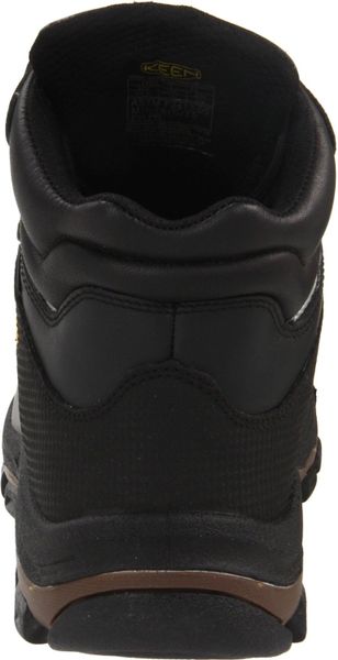 Keen Keen Mens Portland Pr Mid Work Boot in Black for Men | Lyst