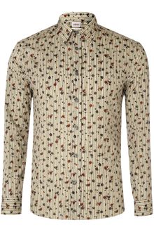 Kenzo Floral Stripe Formal Shirt - Lyst