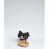 Lanvin Black Satin Bow Espadrille Sandal in Black - Lyst