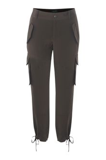 Lauren by Ralph Lauren Silk Crop Trouser - Lyst