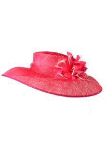 Linea Downturned Wide Feather Hat - Lyst