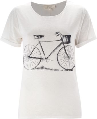 Linea Weekend Jersey Bycicle Print Tee - Lyst