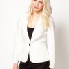 Mango Mango Tux Jacket in Beige (white) - Lyst