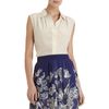 Marc By Marc Jacobs Button Front Sleeveless Blouse in White - Lyst