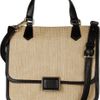 Marc By Marc Jacobs Faux Leather Trimmed Straw Shoulder Bag in Beige (straw) - Lyst