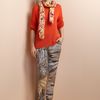 Mary Portas Slouchy Tape Yarn Knit Jumper in Red (poppy) - Lyst