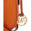 Michael By Michael Kors Saddle Ortrich Print Cross Body in Orange - Lyst
