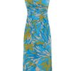 Minuet Petite Green Abstract Maxi Dress in Blue (green) - Lyst