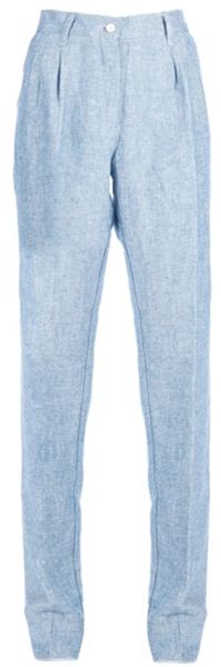 Myths Myths 12d01 80 Pants 02 Ecru Linenflax - Lyst