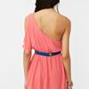 Nasty Gal Slashed Side Dress Coral in Pink (coral) - Lyst