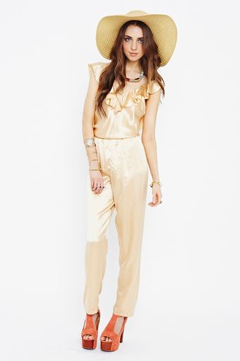 Nasty Gal Gold Dust Woman Jumpsuit - Lyst