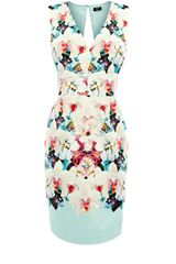 Oasis Oasis Aliza Mirrored Print Dress