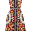 Oasis Oasis Scarf Print Full Skirted Dress in Multicolor (multi-coloured) - Lyst