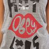Obey The Hot Lips Track Tank in Gray - Lyst