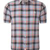 Original Penguin Short Sleeved Shirt in Blue for Men - Lyst