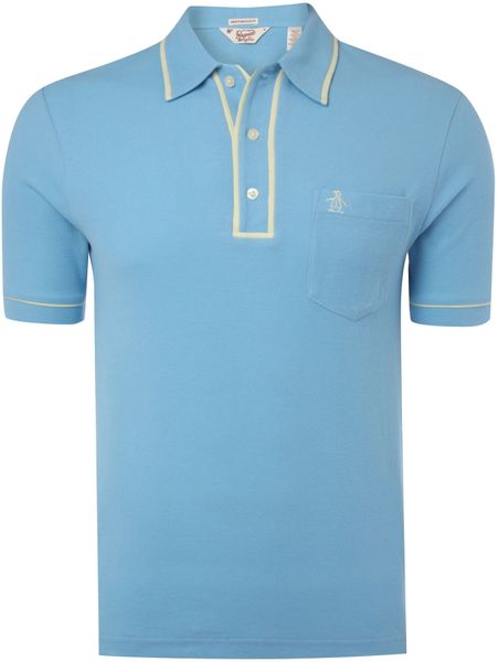 Original Penguin Classic Polo in Blue for Men (dark blue)