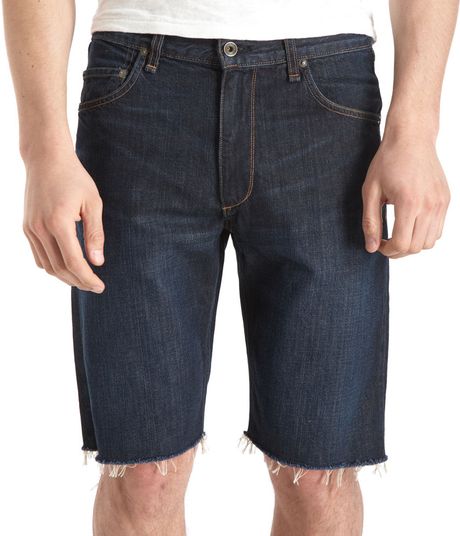 Rag & Bone Fivepocket Short Dover in Blue for Men (denim) - Lyst
