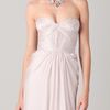 Reem Acra Goddess Gown in Pink (lavender) - Lyst