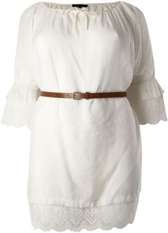  Lace Trim Tunic 