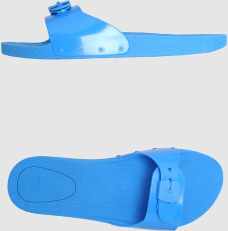 Scholl Clog Sandals in Green | Lyst