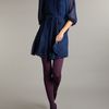 Sodamix Navy Pleated Dress in Blue (navy) - Lyst