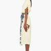 Suno Yellow Bird Lady Wrap Dress in Yellow - Lyst