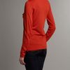 T Tahari Ruffle Front Knit Cardigan in Red - Lyst